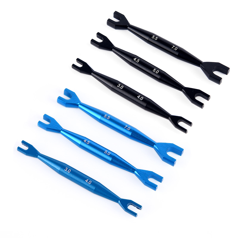 Rc Helicopter Tool Kit - 3pcs Wrench 3-4mm 4.5-5mm 5.5-7mm Double