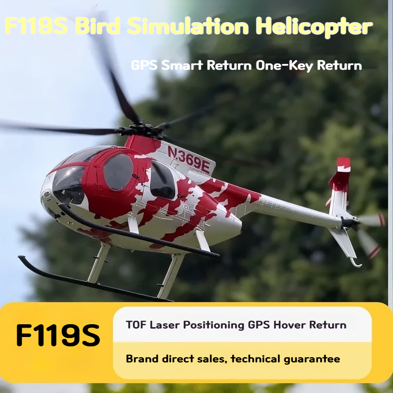 Rc Helicopter Single Rotor - YXZNRC F119S Remote Control Helicopter Md500