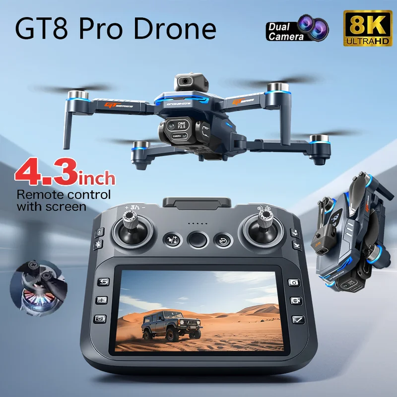 Rc Helicopter Case - 2026 New GT8 Drone GPS 8K