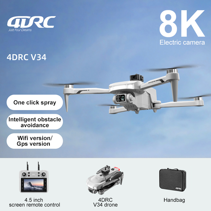 2025 New V34 Drone 8K Camera P - đánh giá và giá Rc Helicopter Electric