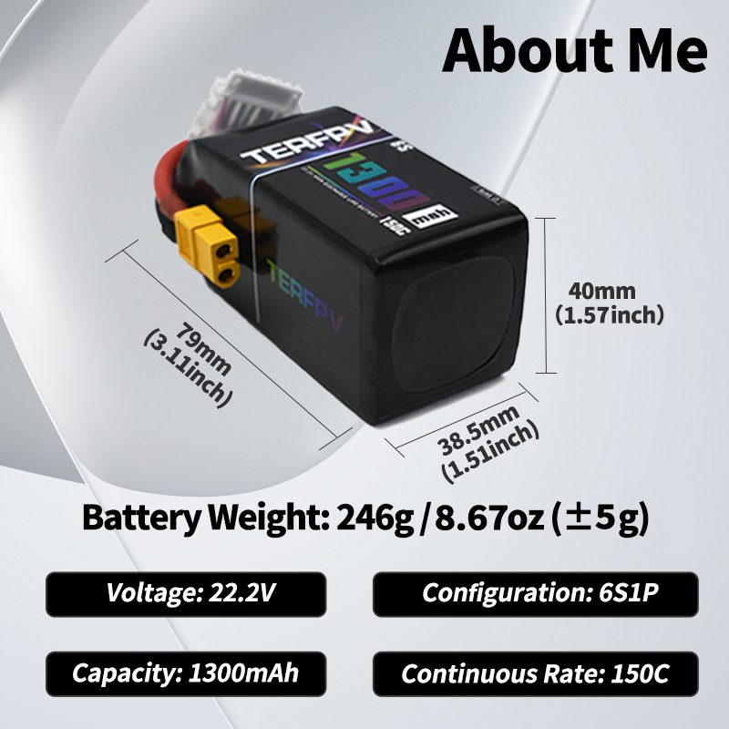 TERFPV Lipo Battery 6S 22.2V 1 - đánh giá và giá Rc Helicopter Battery
