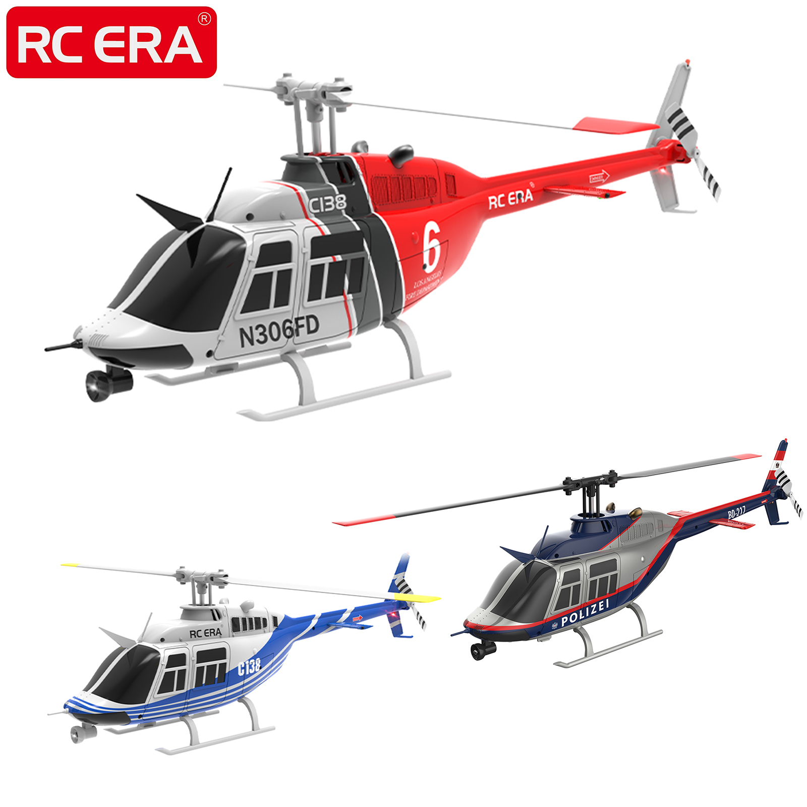 RC ERA C138 BELL 206 Jet Range - đánh giá và giá Rc Helicopter Large