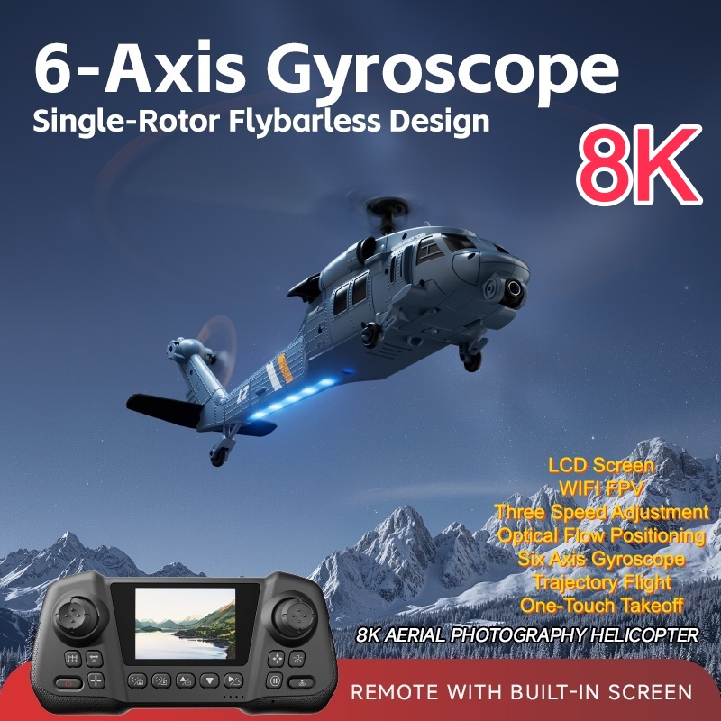 Single-Rotor Flybarless Design - đánh giá và giá Rc Helicopter Single Rotor