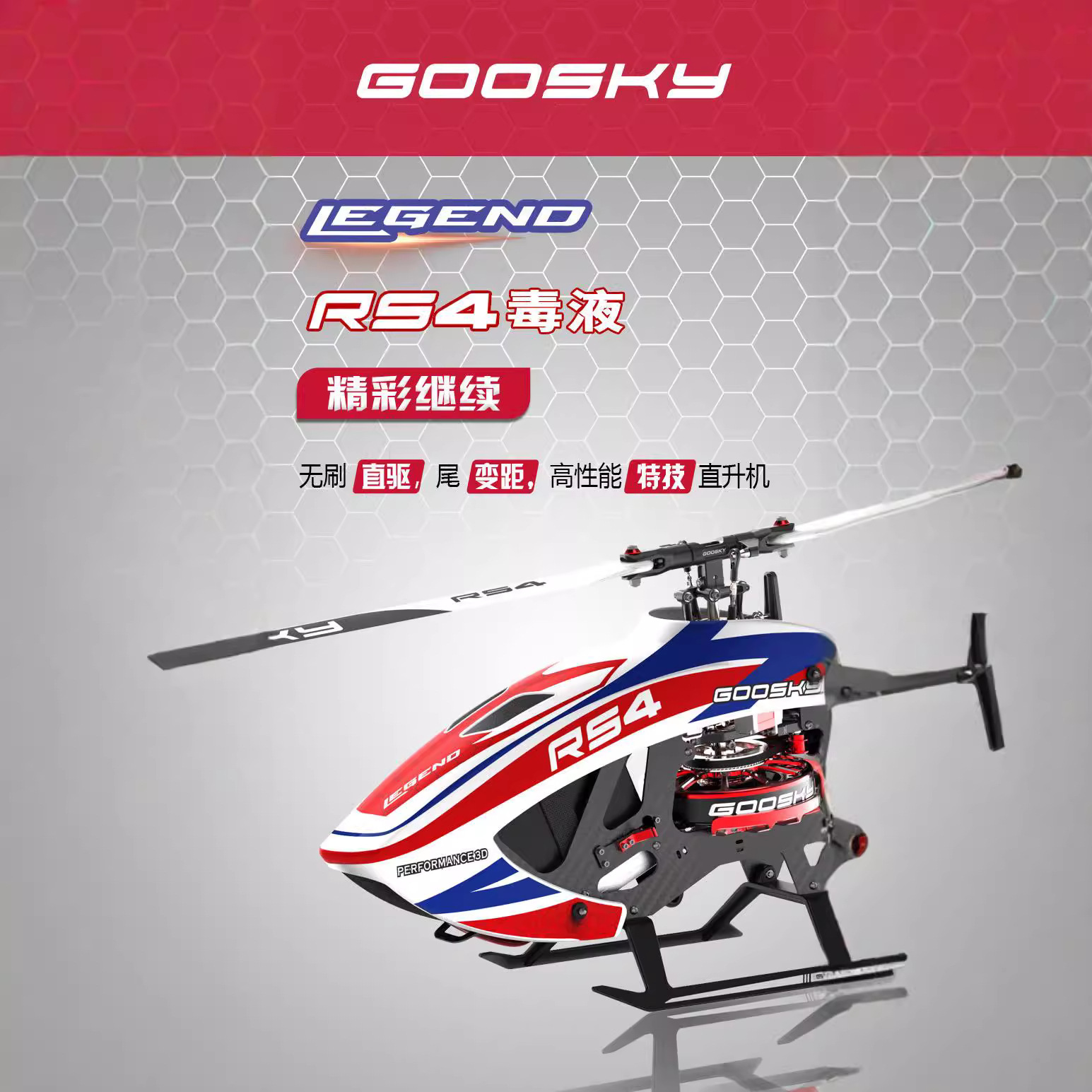 Goosky Rs4 Venom 380 Class 6ch - đánh giá và giá Rc Helicopter Gas